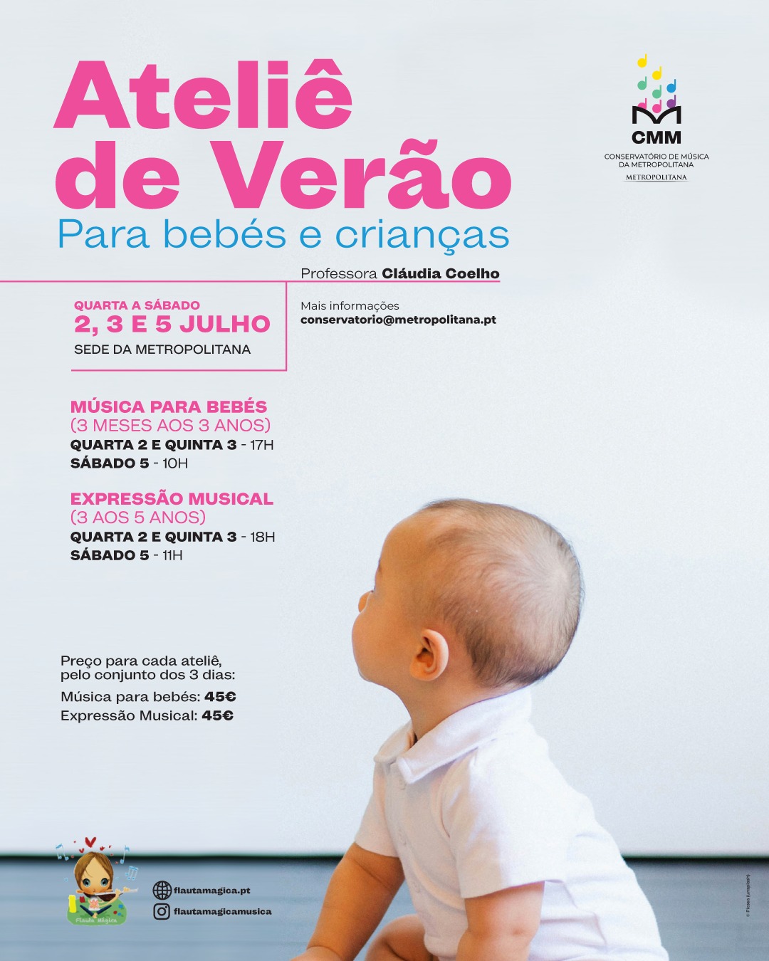Ateliê de Verão para bebés e crianças na Metropolitana_ 2/3/5 Julho