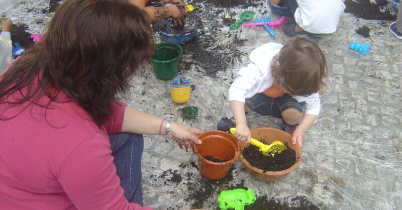 Vamos ao Jardim Jardinar, Sujar e Brincar