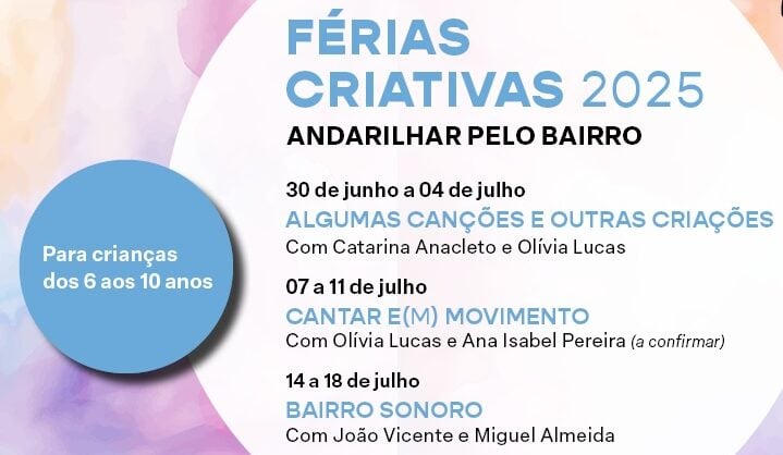 Férias Criativas Sintra Verão 2025