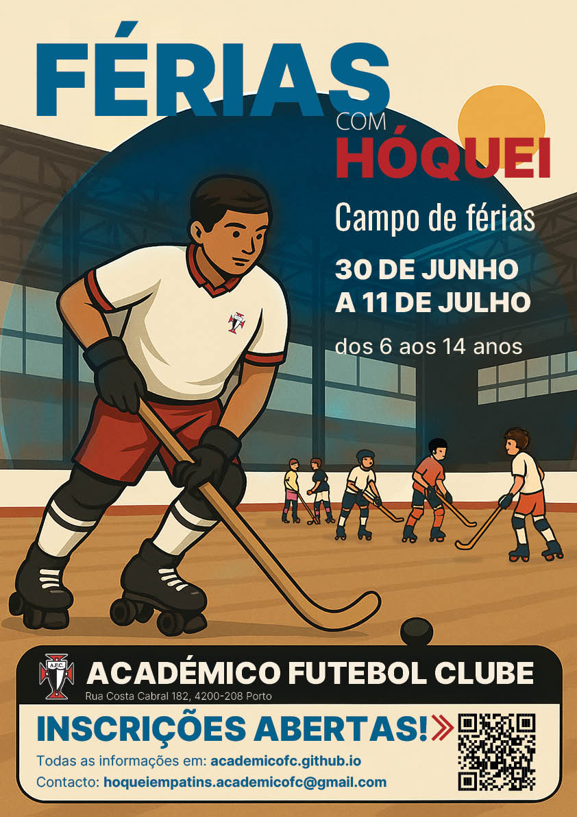 Campo de Férias Hóquei em Patins no Académico FC 2025