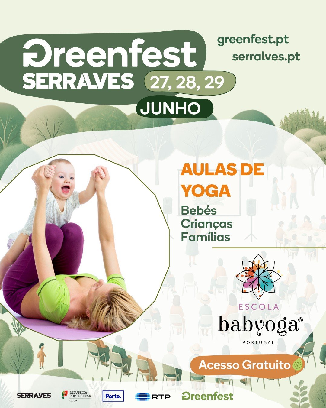 Aula de Yoga - Greenfest Serralves