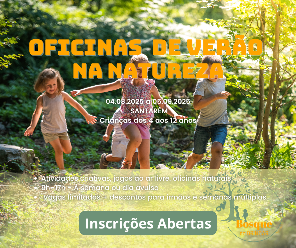 Oficinas de Verão na Natureza – Bosque do Brincar ????☀️