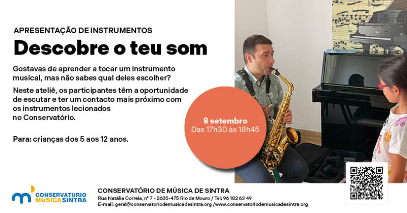 Ateliê de instrumentos: Descobre o teu Som!