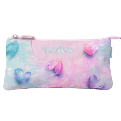 estojo coraçoes Totto 2025