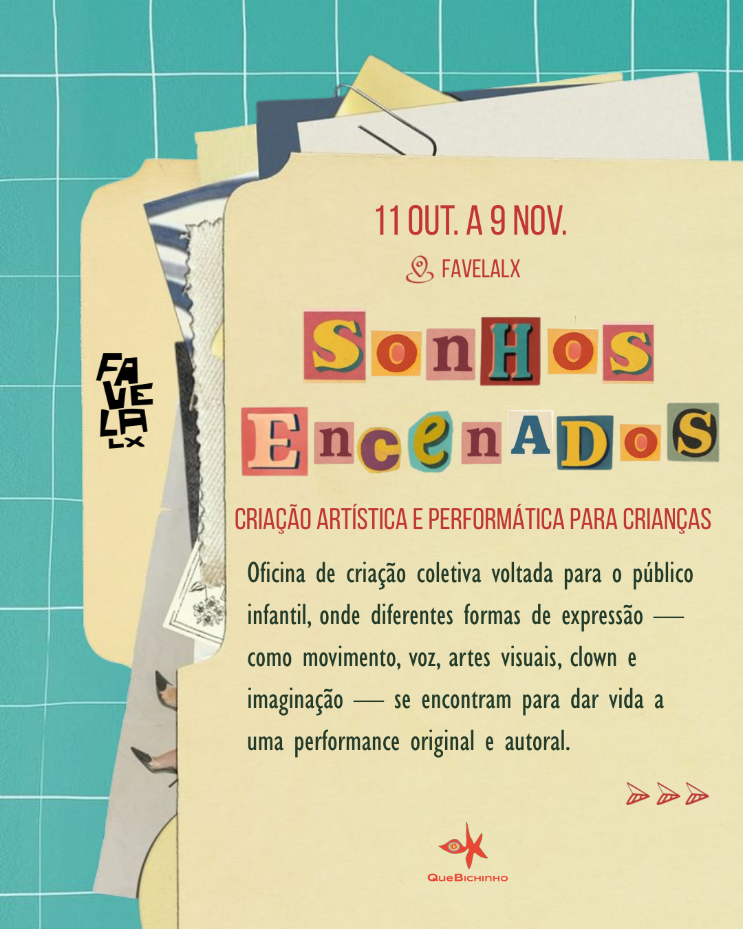 Oficina de Performance Infantil | Sonhos Encenados