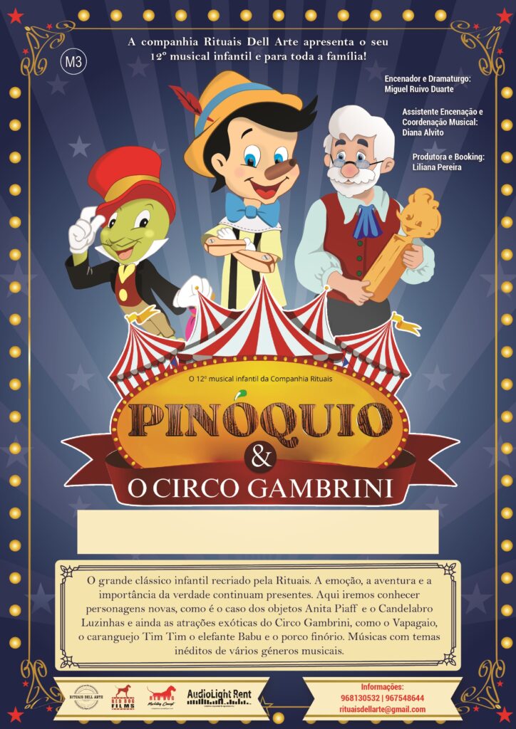 Pinóquio e o Circo Gambrini - Cartaz