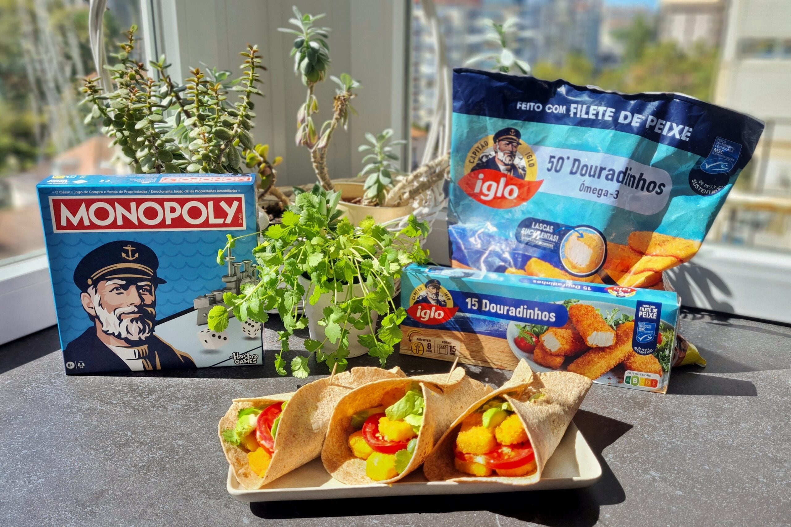 Receita de wraps de douradinhos