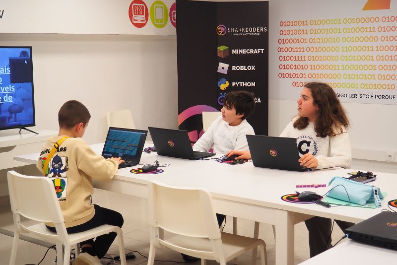 Sharkcoders - Escola de Programação para crianças