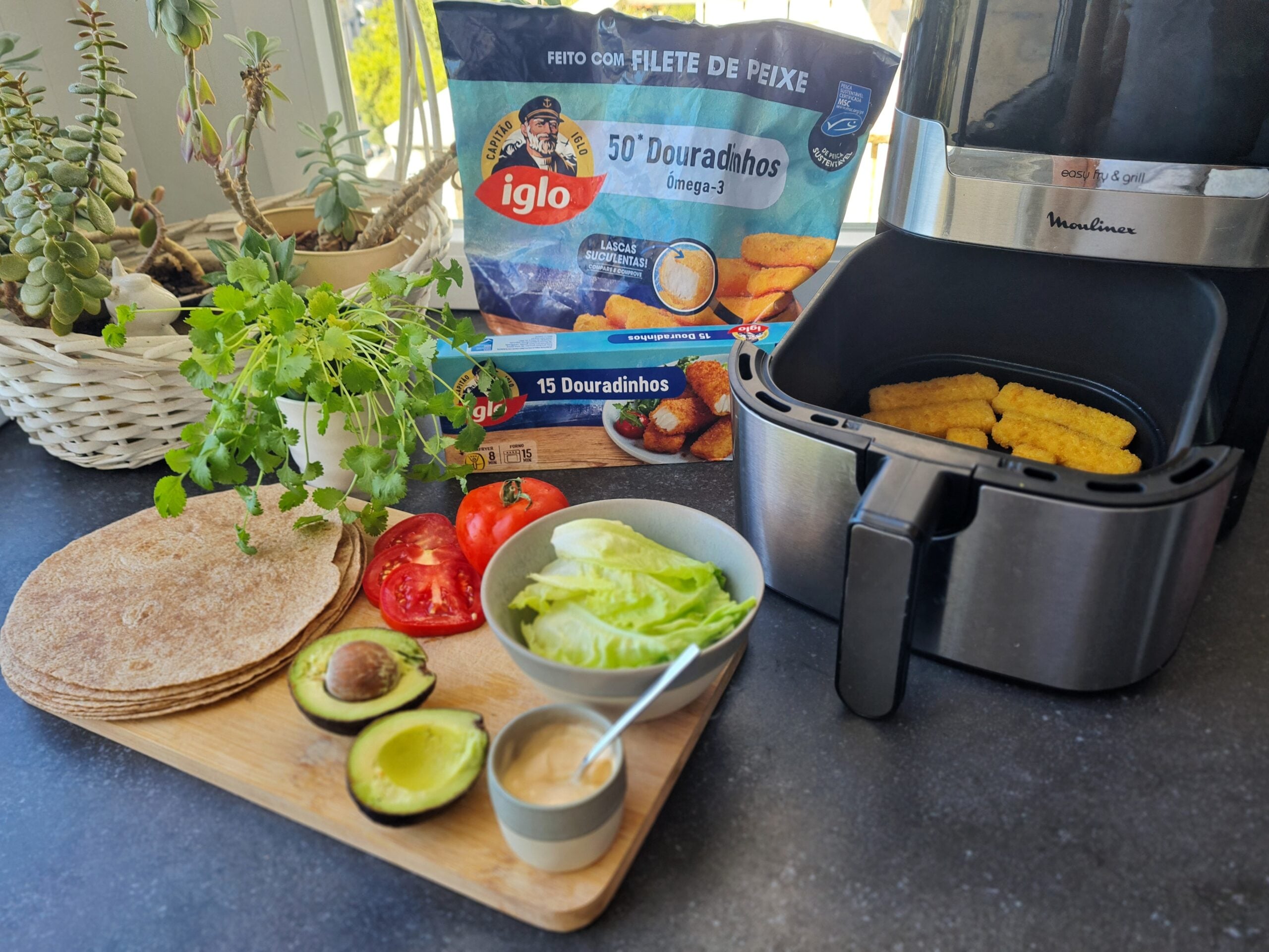 Ingredientes Receita deliciosa de Wraps de Douradinhos