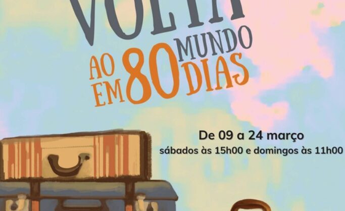 A Volta ao Mundo em 80 Dias para visitas nas escolas