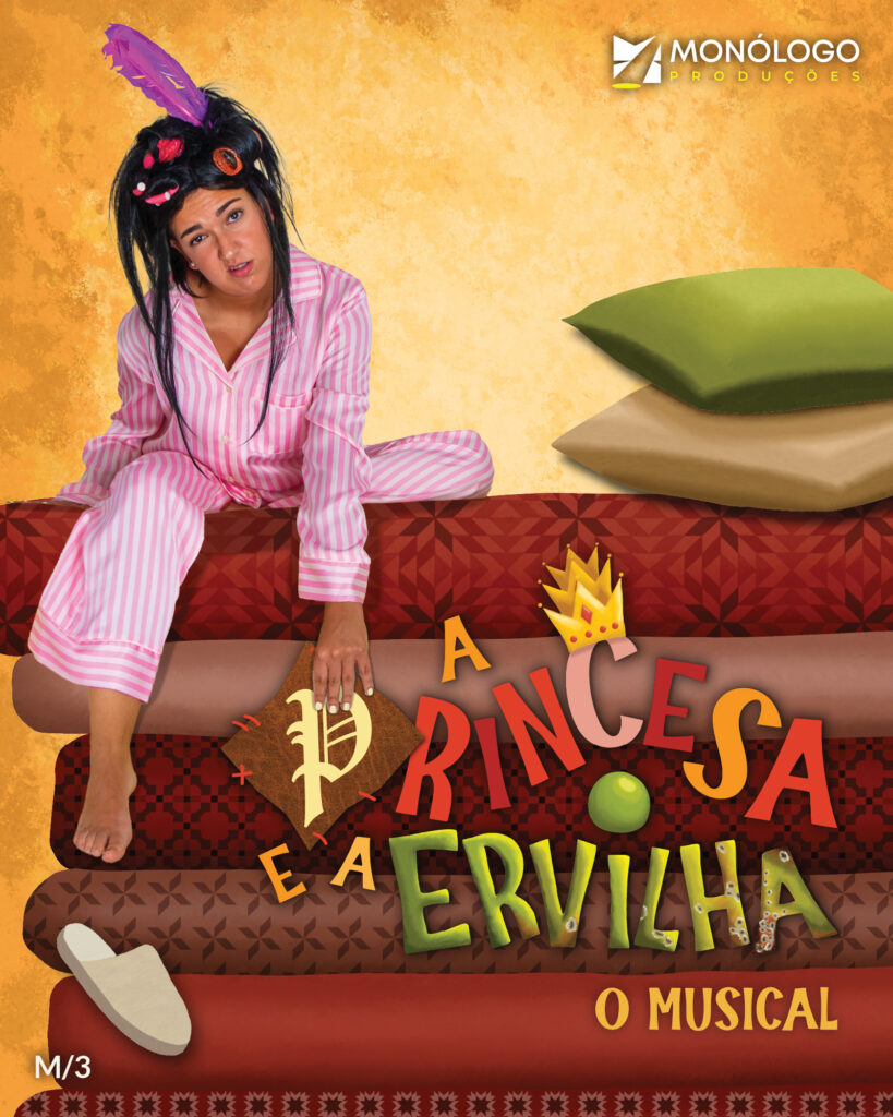 Imagem do espetáculo musical infantil "A Princesa e a Ervilha"