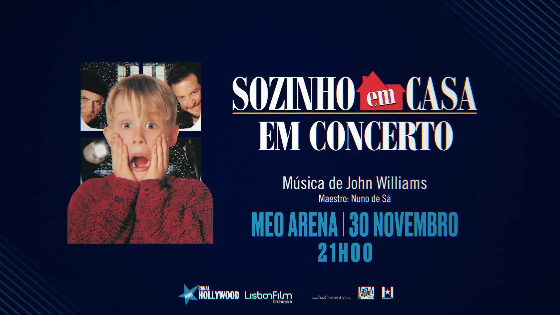 sozinho em casa em concerto