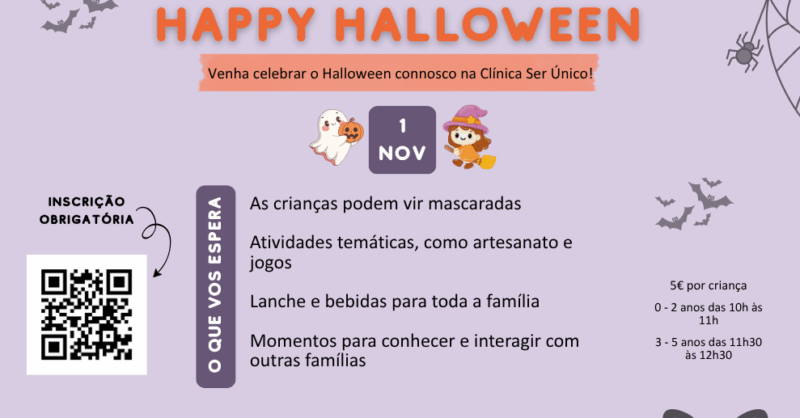 Halloween na Clínica Ser Único