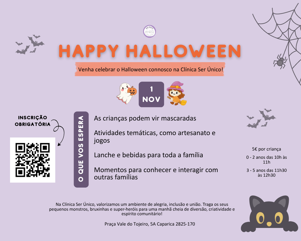 Halloween na Clínica Ser Único