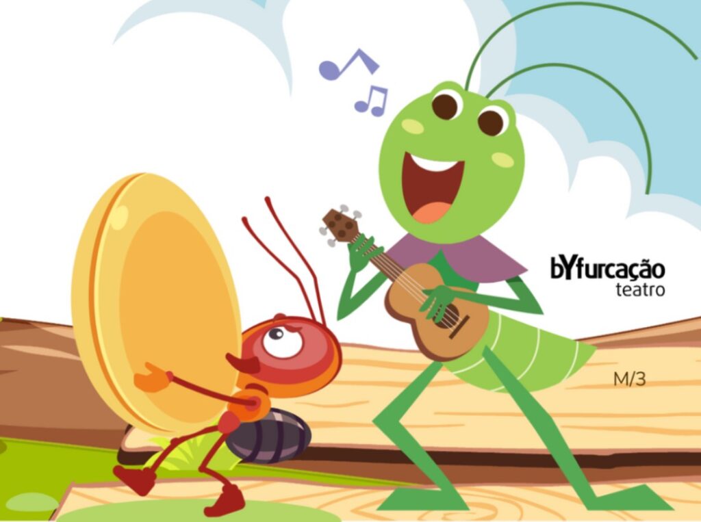 A Cigarra e a Formiga - teatro nas escolas