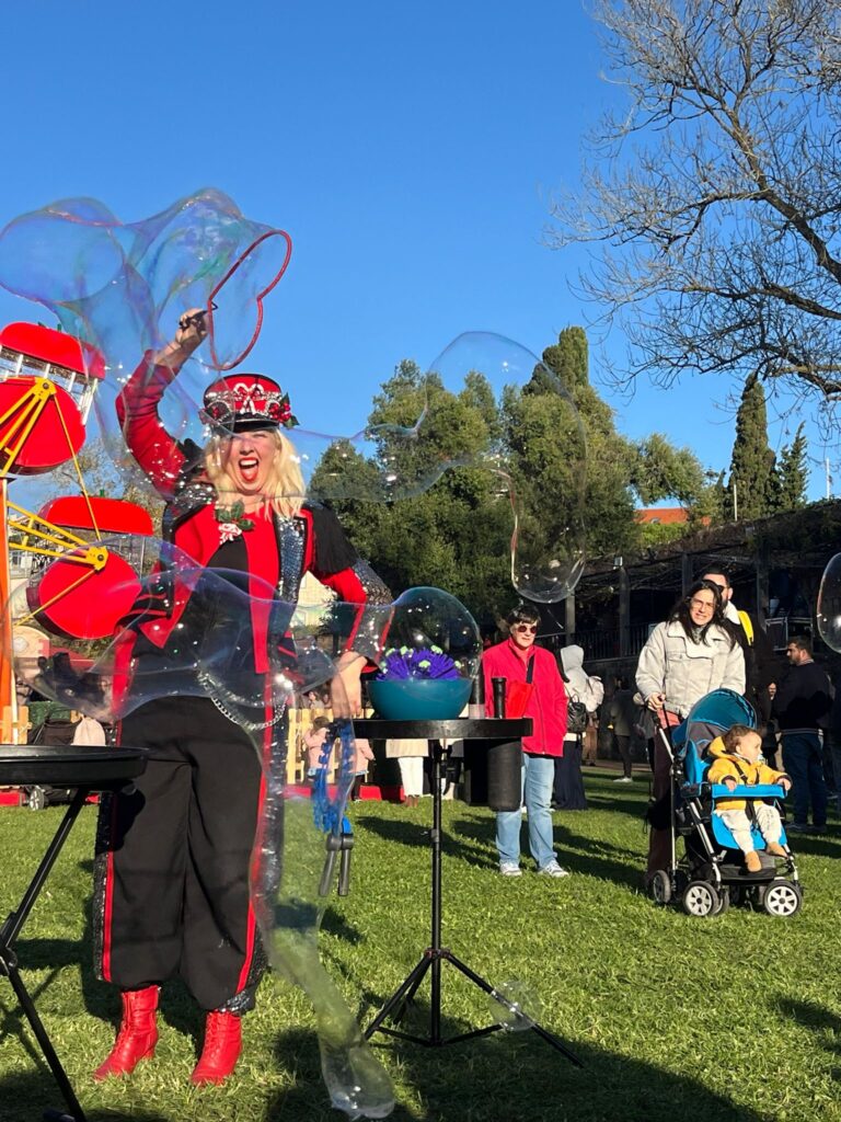 Bolhas de sabão escolas