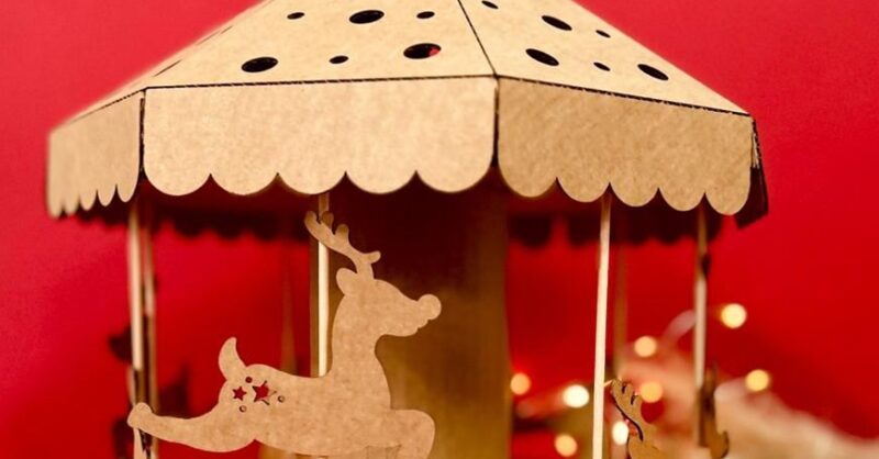 WORKHOP CONSTRUÇÕES EM CARTÃO 3D - Versão Natal para escolas