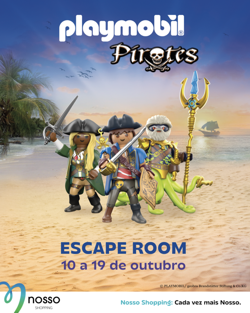 Escape Room oficial da PLAYMOBIL atraca pela primeira vez em Portugal, no Nosso Shopping
