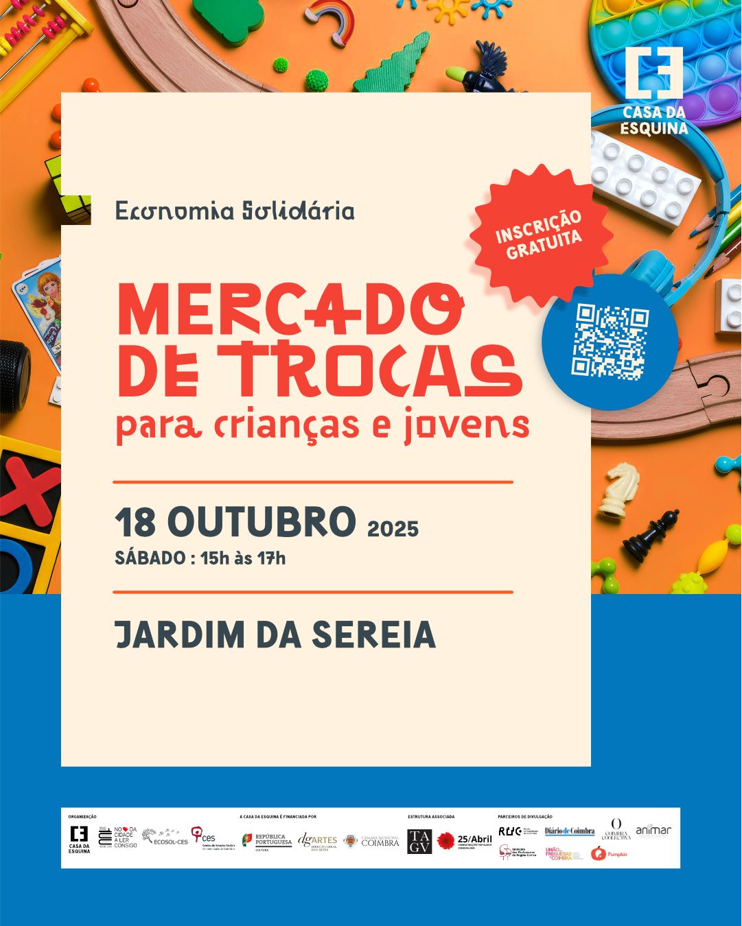 Mercado de Trocas para Crianças e Jovens