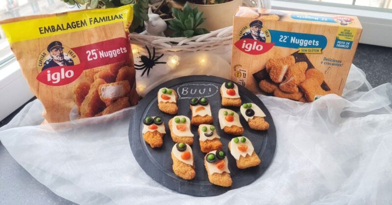 Receitas de Halloween com Nuggets Capitao Iglo