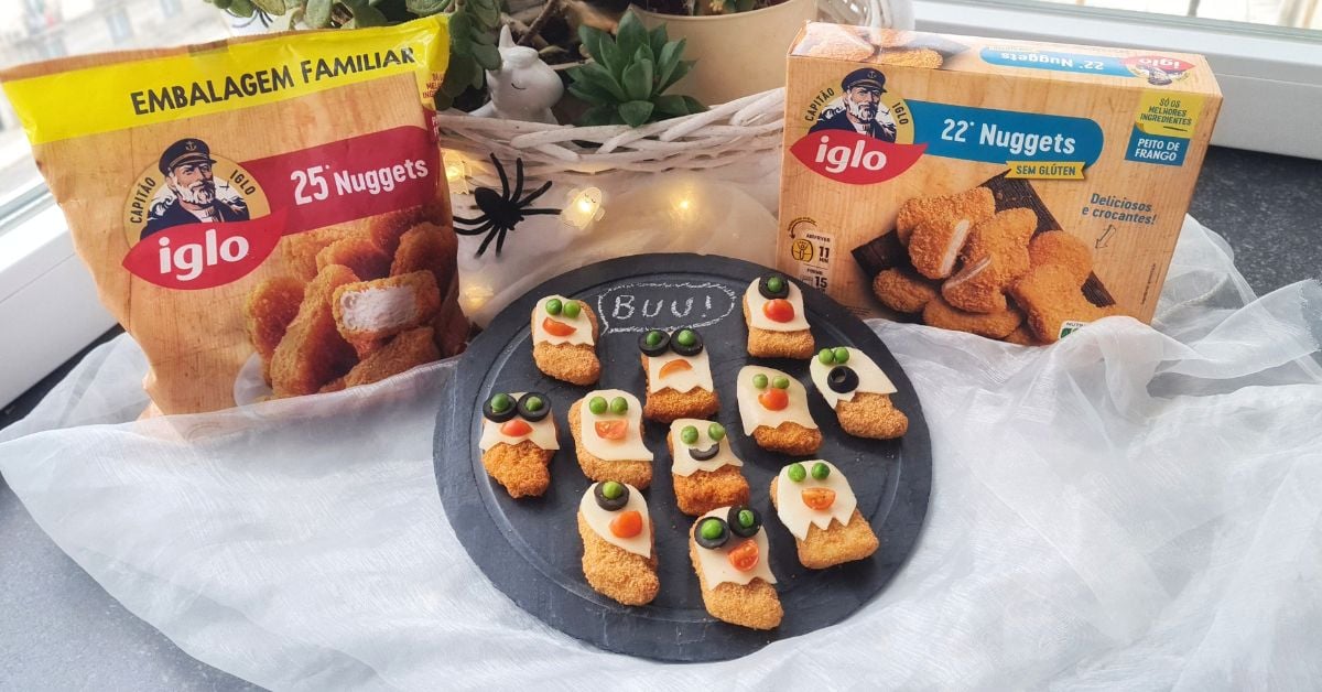 Receitas de Halloween com Nuggets Capitao Iglo