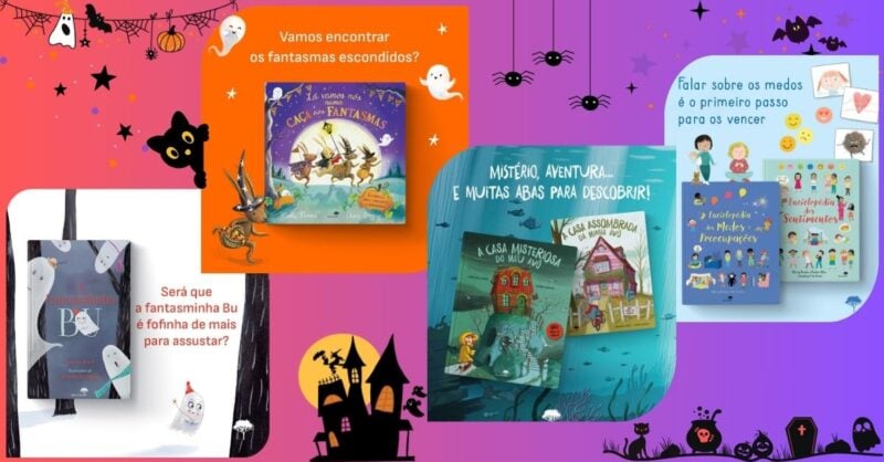 Histórias de Halloween e livros para ler com crianças no Halloween