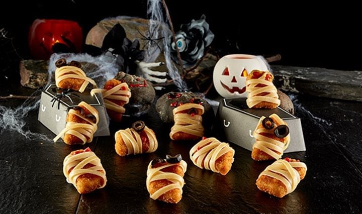 receitas mumias com nuggets de frango