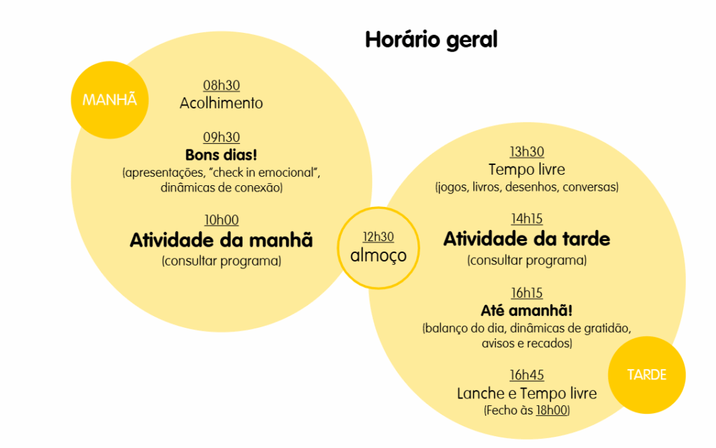 ATL Algés Férias Natal 2025 - Horário