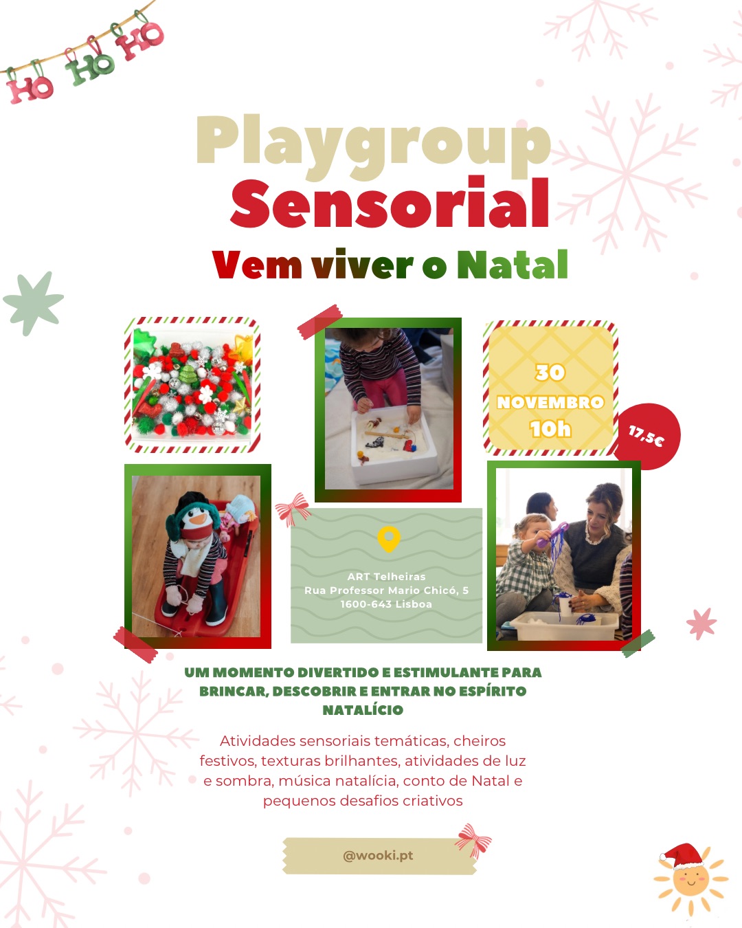 Playgroup Sensorial Especial de Natal ????