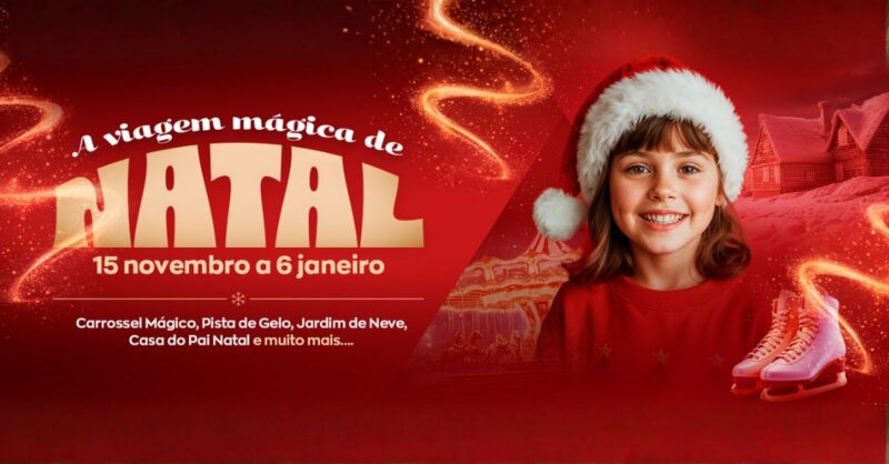 O Pai Natal já chegou ao Almada Fórum!