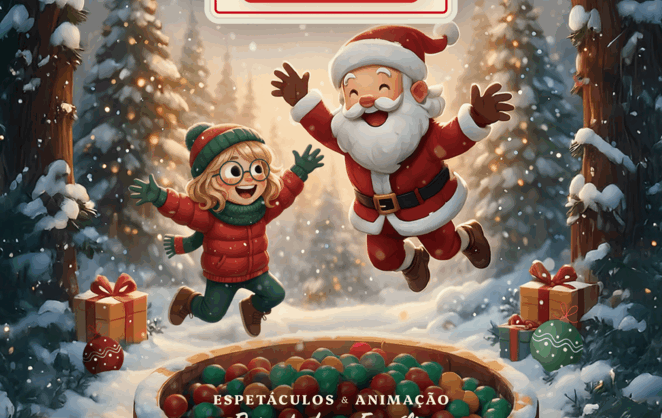 Animações Itinerantes – Mascotes Natalícias + UAU