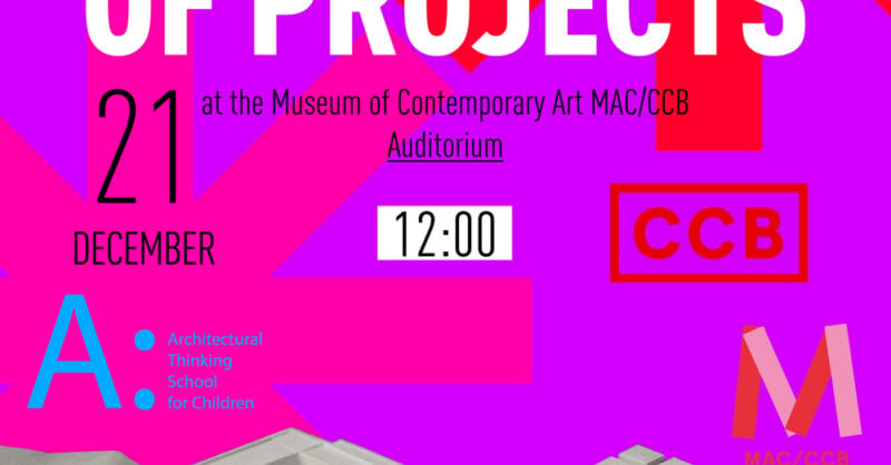 One-day exibition of projects The Architectural Thinking School for Children