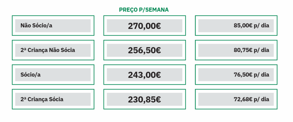 férias sporting preços