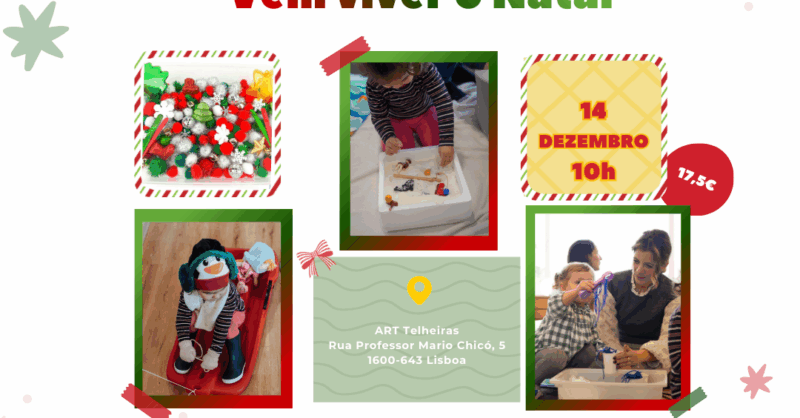 Playgroup Sensorial Vem Sentir o Natal