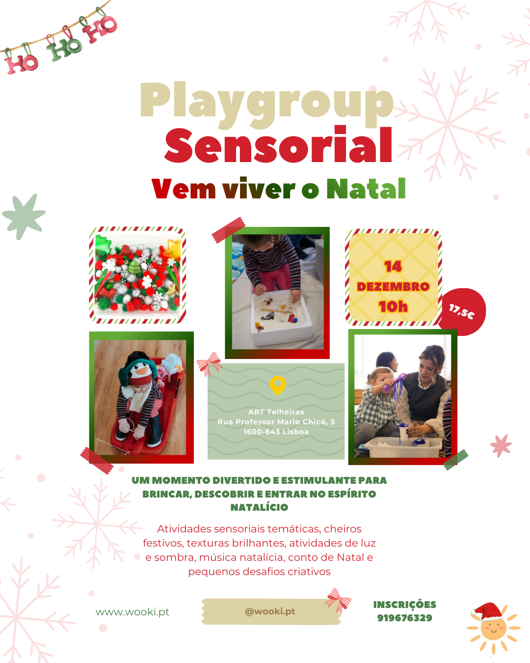 Playgroup Sensorial Vem Sentir o Natal