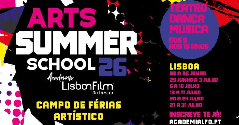 Campo de Férias Artístico em Lisboa: Arts Summer School 2026