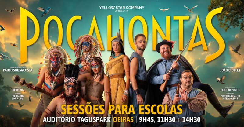 pocahontas taguspark sessões escolas