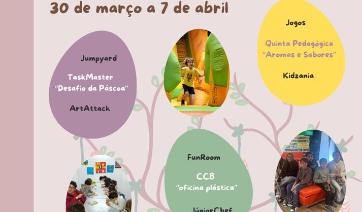 Campo de Férias em Benfica com atividades indoor e outdoor