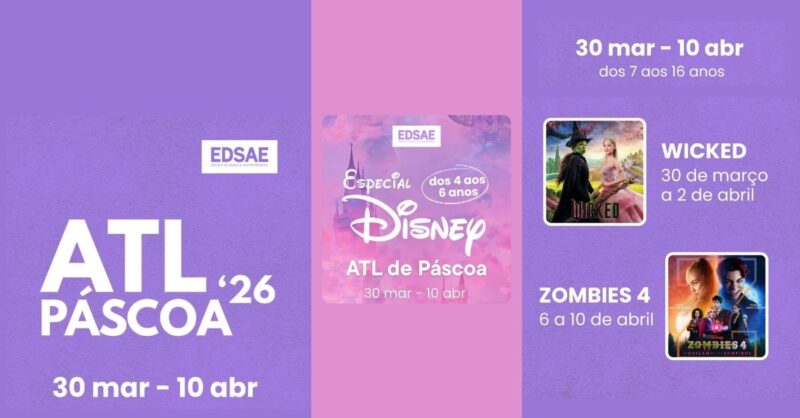O ATL da Páscoa da EDSAE regressa com musicais fantásticos!