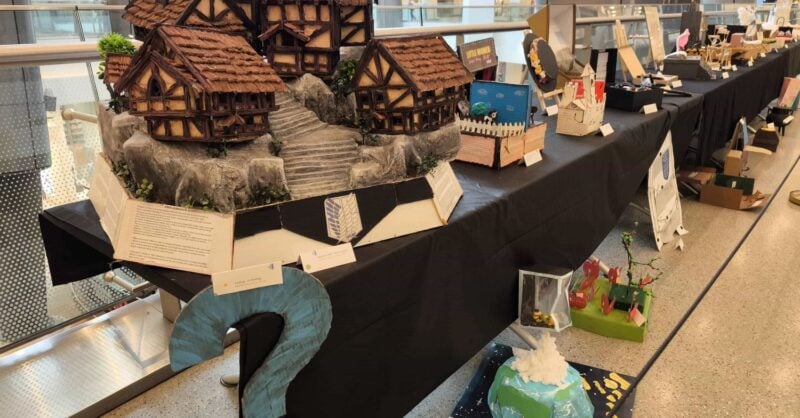 Exposição Trabalhos Escolares no Alma Shopping
