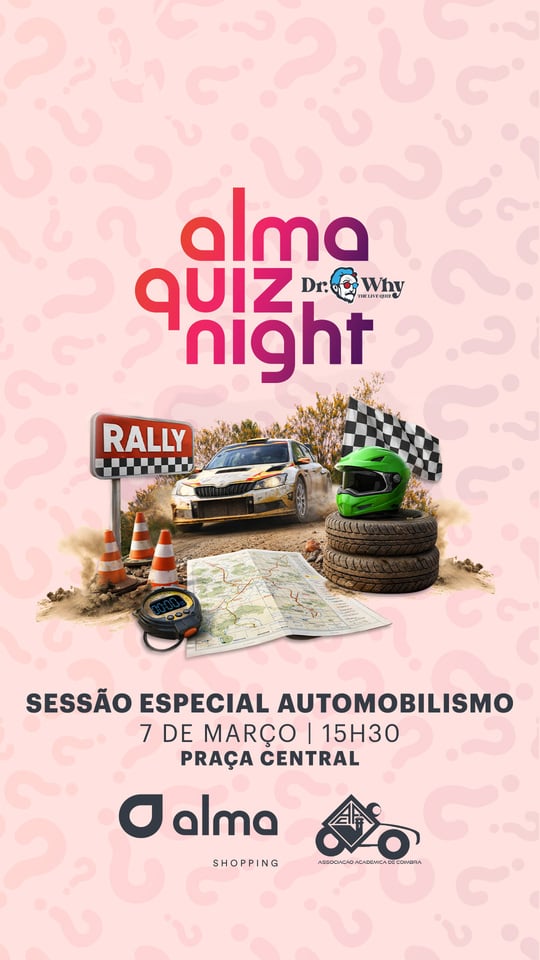 ALMA SHOPPING TRANSFORMA-SE NO EPICENTRO DO DESPORTO MOTORIZADO – QUIZZ DR.WHY