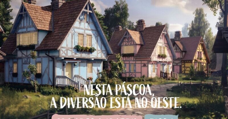 Páscoa no Arena Shopping convida famílias a entrar na “Vila das Emoções”
