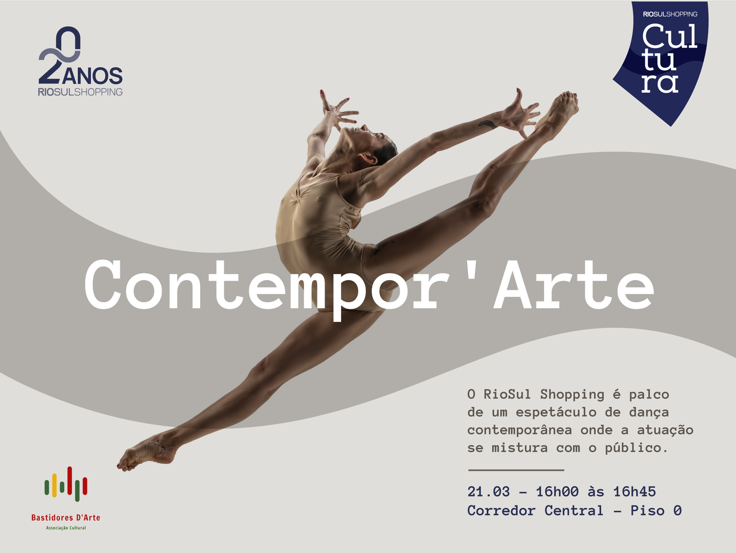 RioSul transforma-se em palco de dança contemporânea