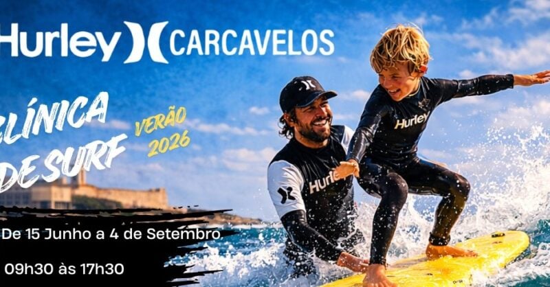 Campo de Férias Surf em Carcavelos no Verão