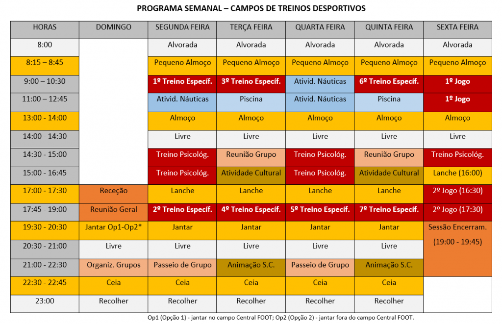 Campo de Férias desporto Ponte de Sor