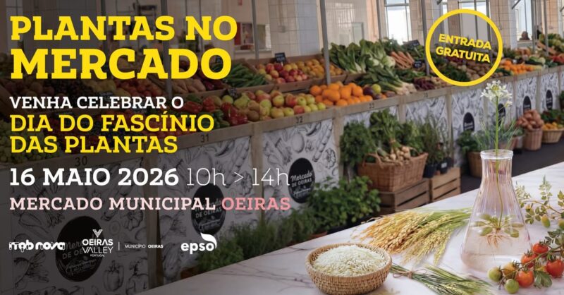 Plantas no Mercado: Dia do Fascínio das Plantas 2026