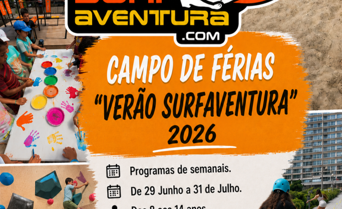 Campo de Férias "Verão Surfaventura" 2026