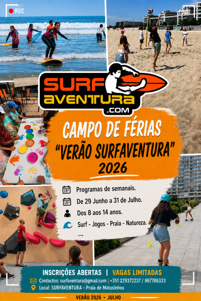 Campo de Férias "Verão Surfaventura" 2026