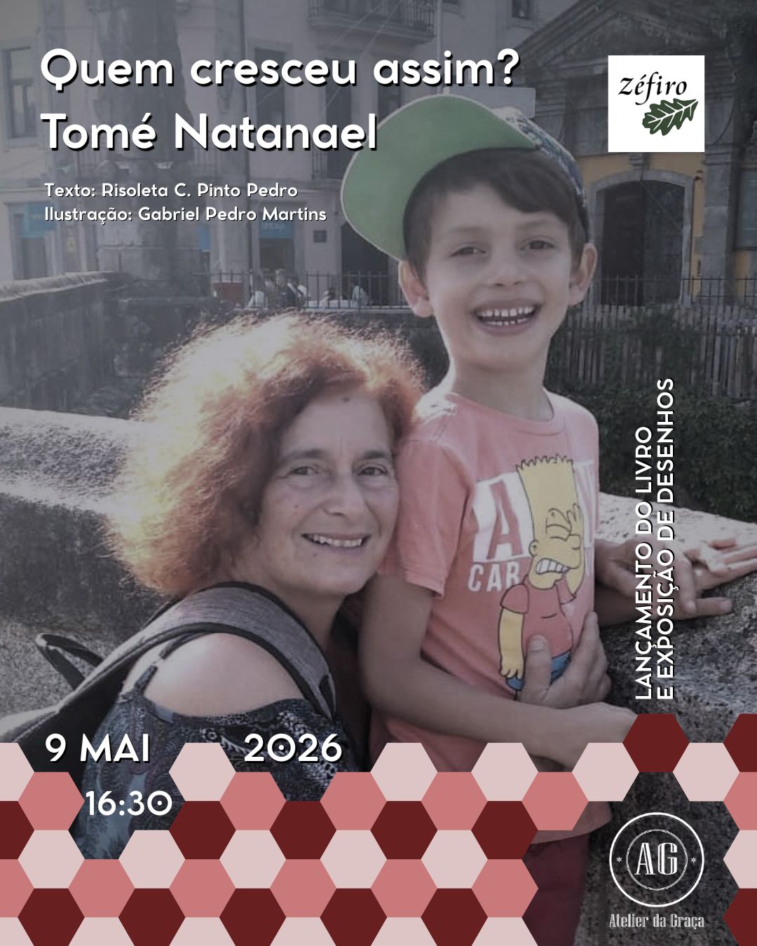 Exposição e lançamento do livro infantil “Quem cresceu assim? Tomé Natanael”