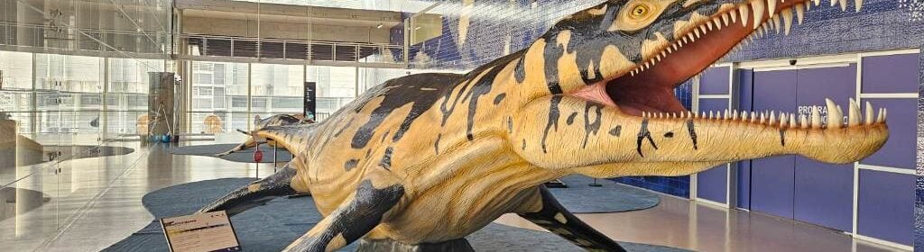 Exposicao Monstros Marinhos Dino Parque no Oceanario 1